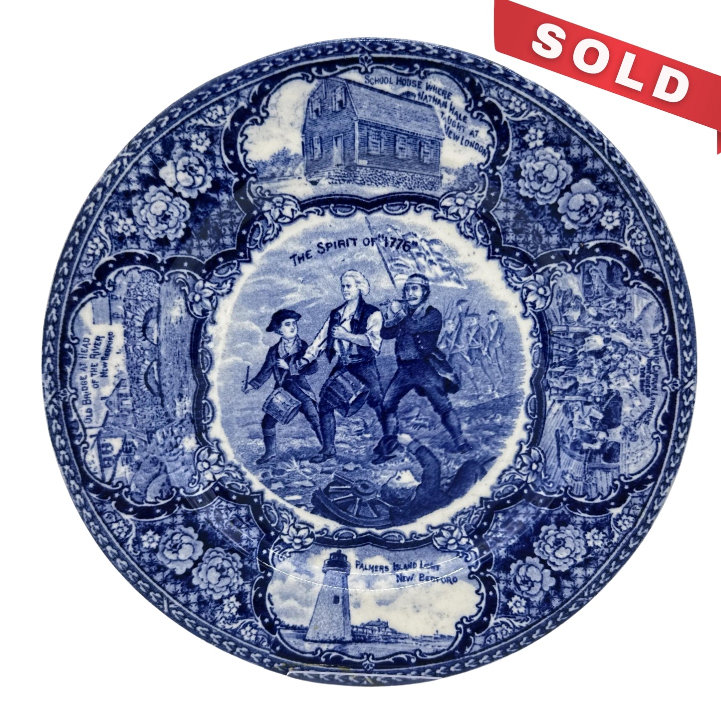 Historical plates from Staffordshire and Wedgwood