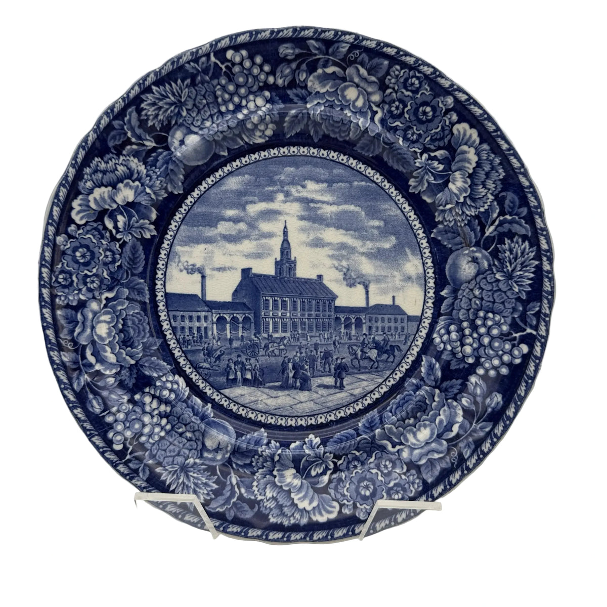 Independence Hall Staffordshire Plate