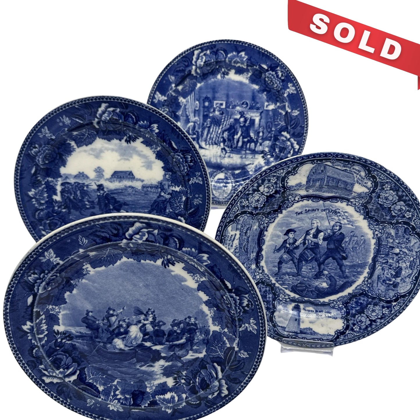 Historical plates from Staffordshire and Wedgwood