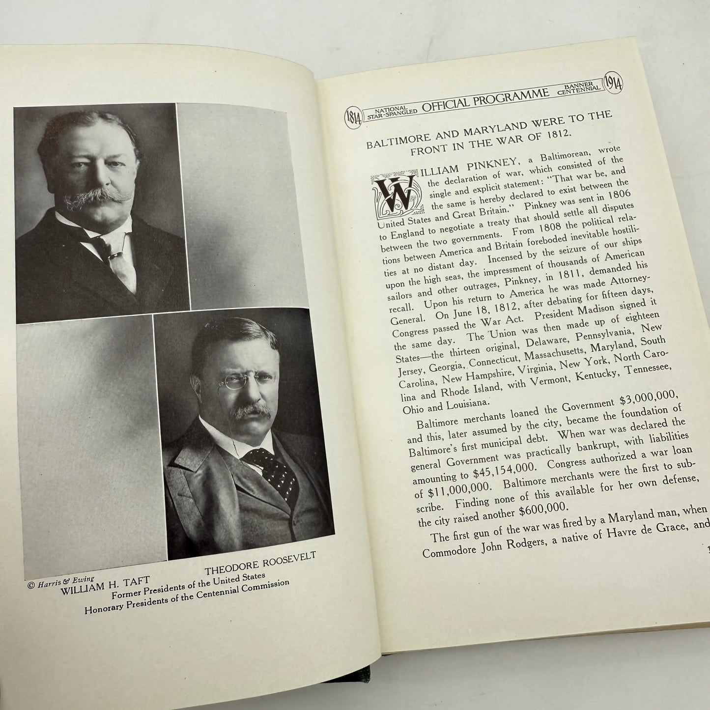 National Star Spangled Banner Centennial — Official Program and the Story of Baltimore