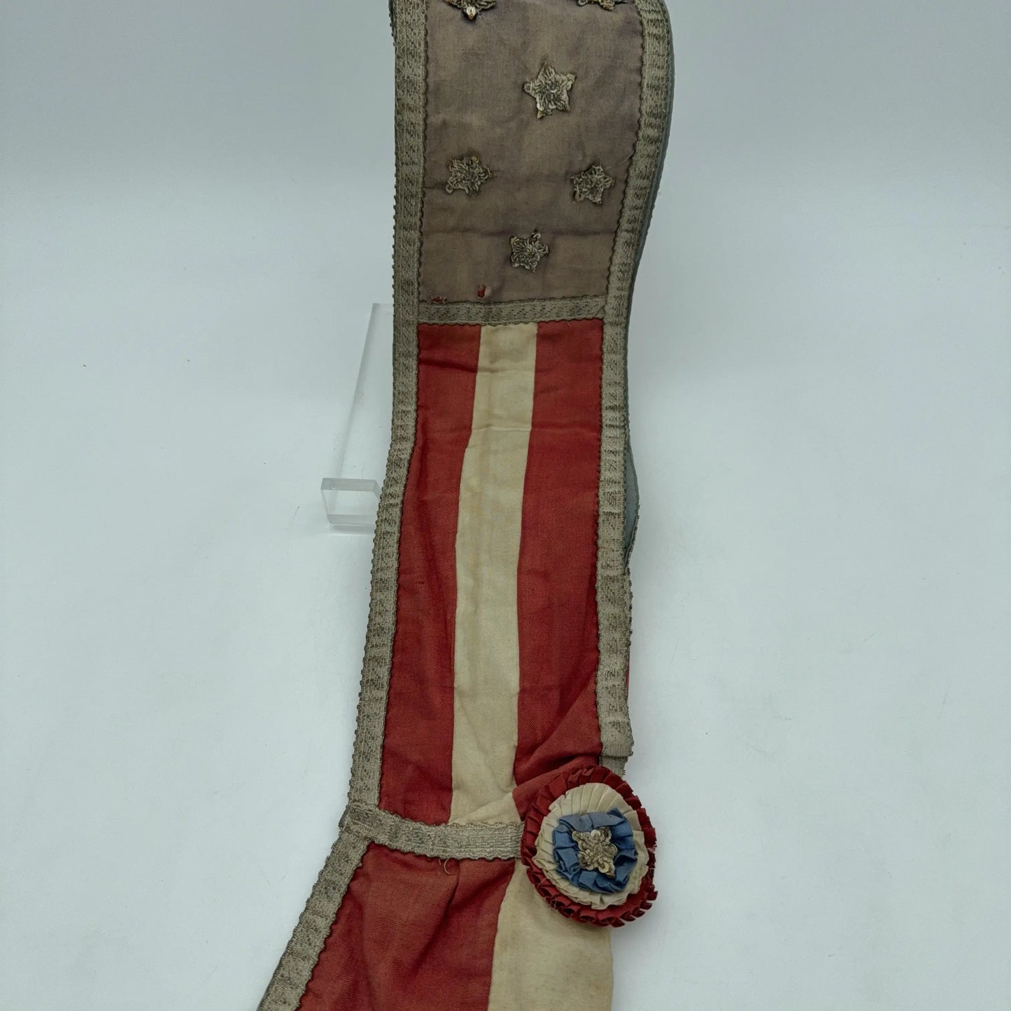 Late 19th Century 13-Star Patriotic Ceremonial Sash
