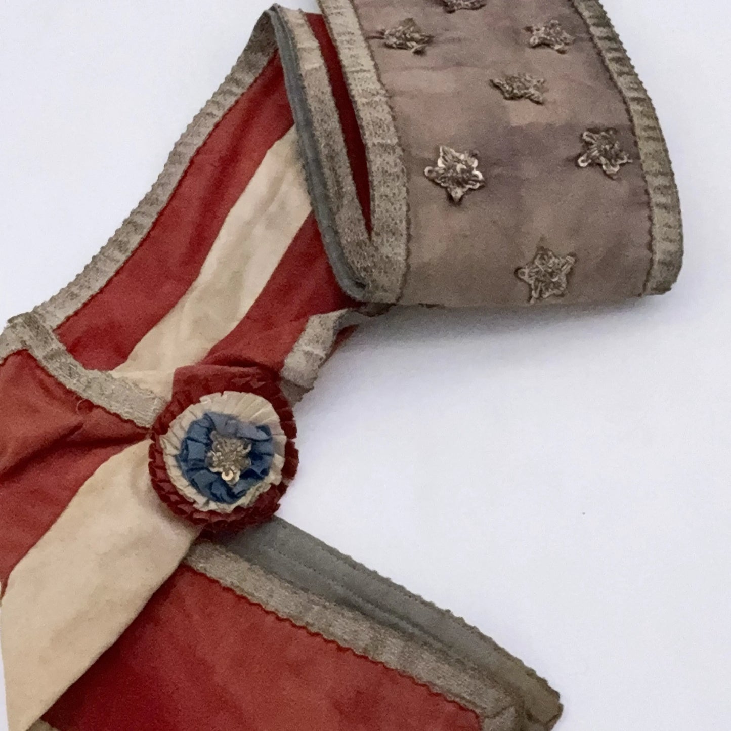 Late 19th Century 13-Star Patriotic Ceremonial Sash