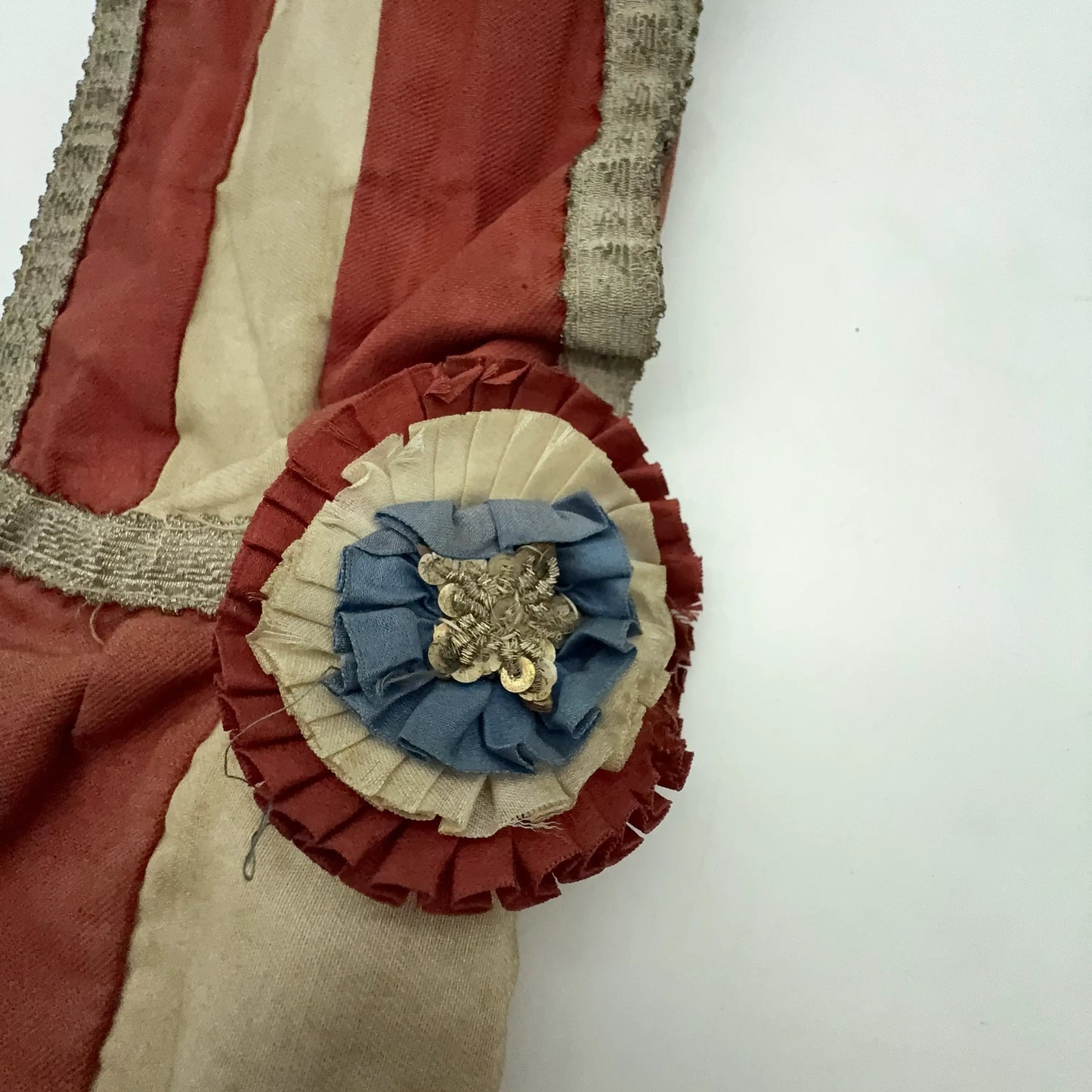 Late 19th Century 13-Star Patriotic Ceremonial Sash