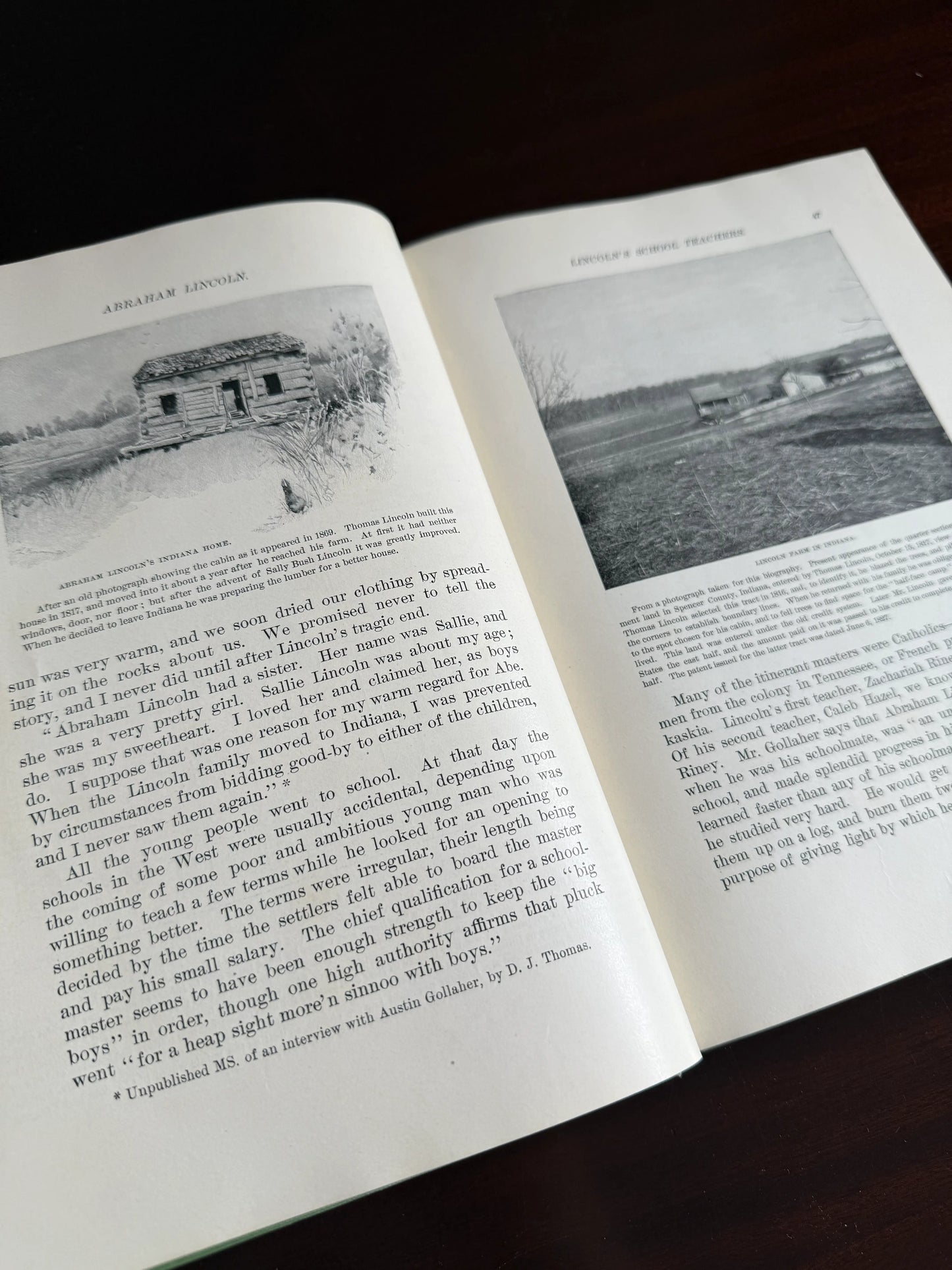 "The Early Life of Abraham Lincoln" by Ida Tarbell — 1896