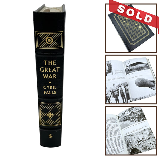 "The Great War" — Cyril Falls — Leather-bound, gilt-edged Easton Press edition