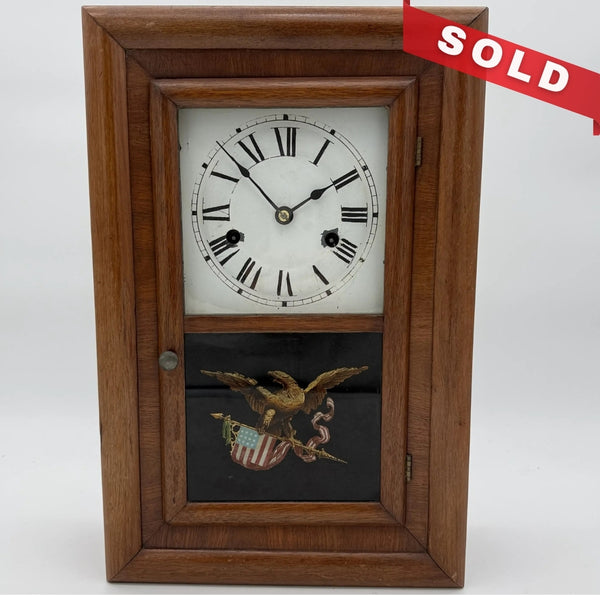 Seth Thomas Thirty Hour Spring Mantle Clock — 1865 or later – The