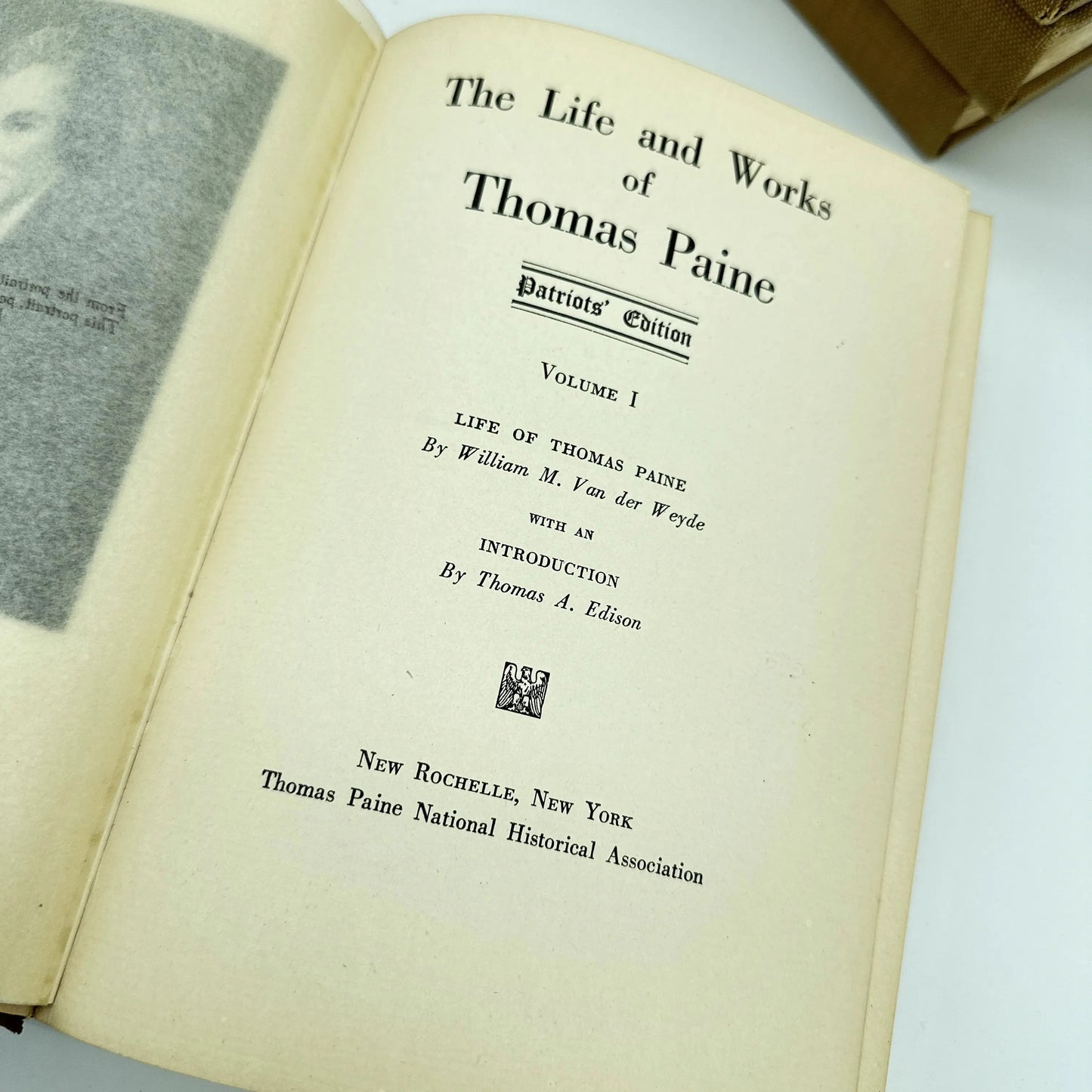 1925 Thomas Paine's Life & Works in 10 volumes— With an introduction by Thomas A. Edison