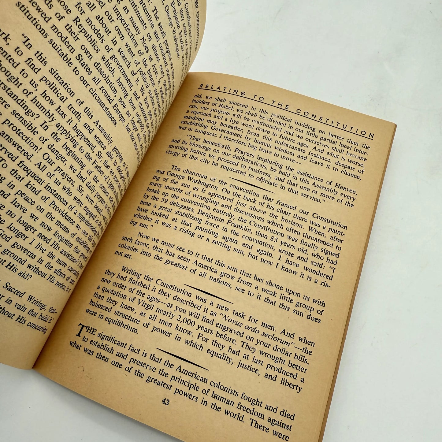 Three Publications related to George Washington