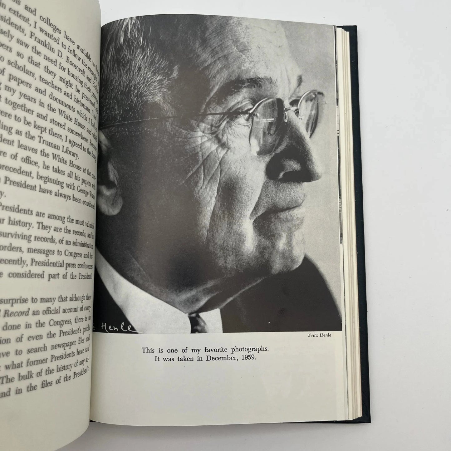 Four-volume set of Harry S. Truman Autobiography and Speeches — Leather-bound, gilt-edged Easton Press Edition
