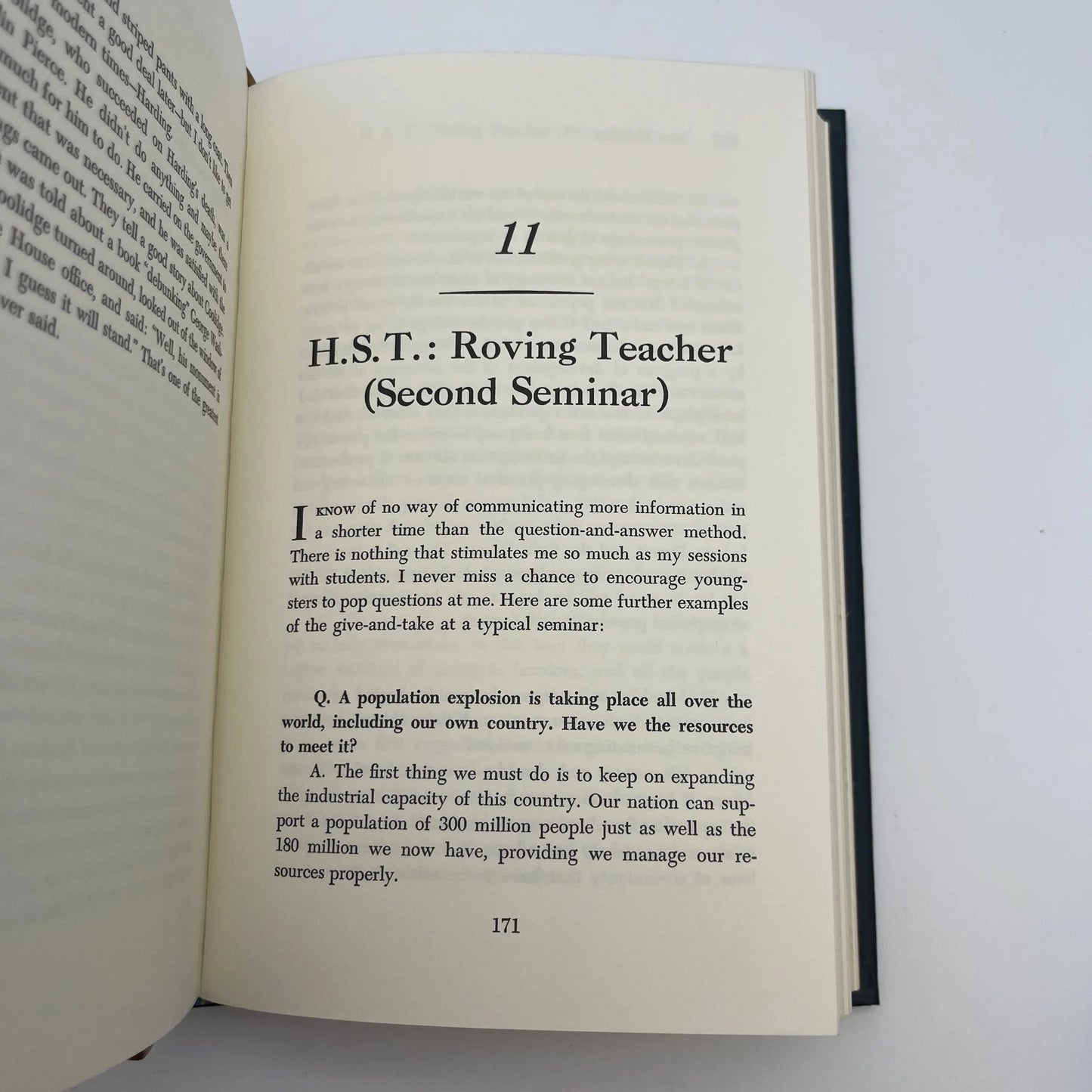 Four-volume set of Harry S. Truman Autobiography and Speeches — Leather-bound, gilt-edged Easton Press Edition