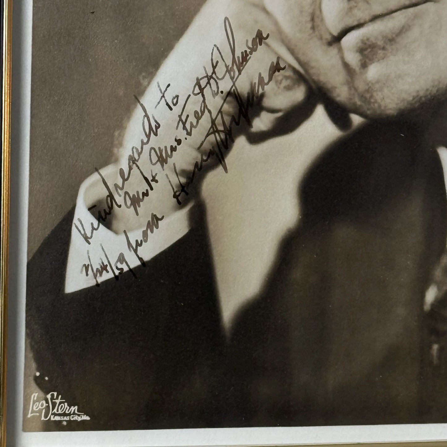 President Harry S. Truman Signed and Inscribed Photo