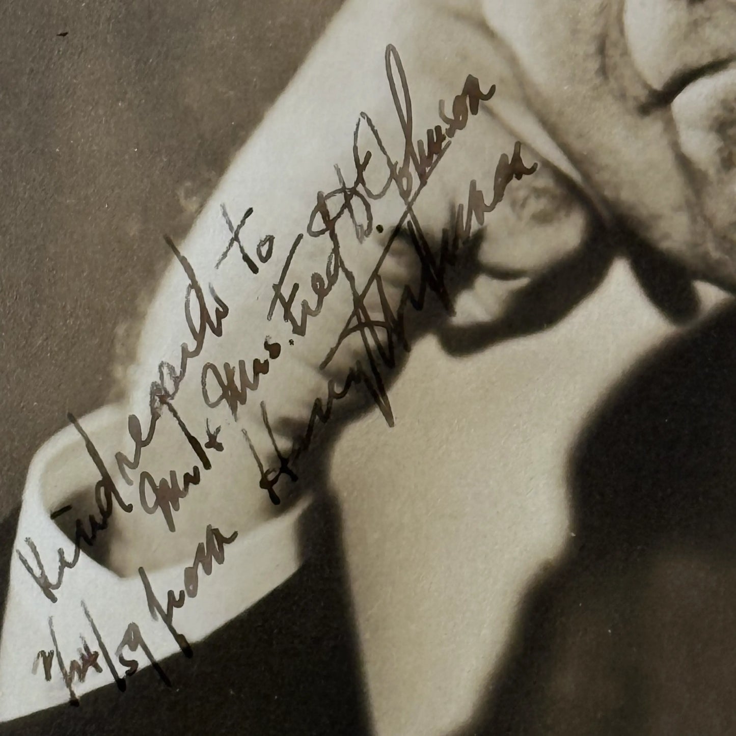 President Harry S. Truman Signed and Inscribed Photo