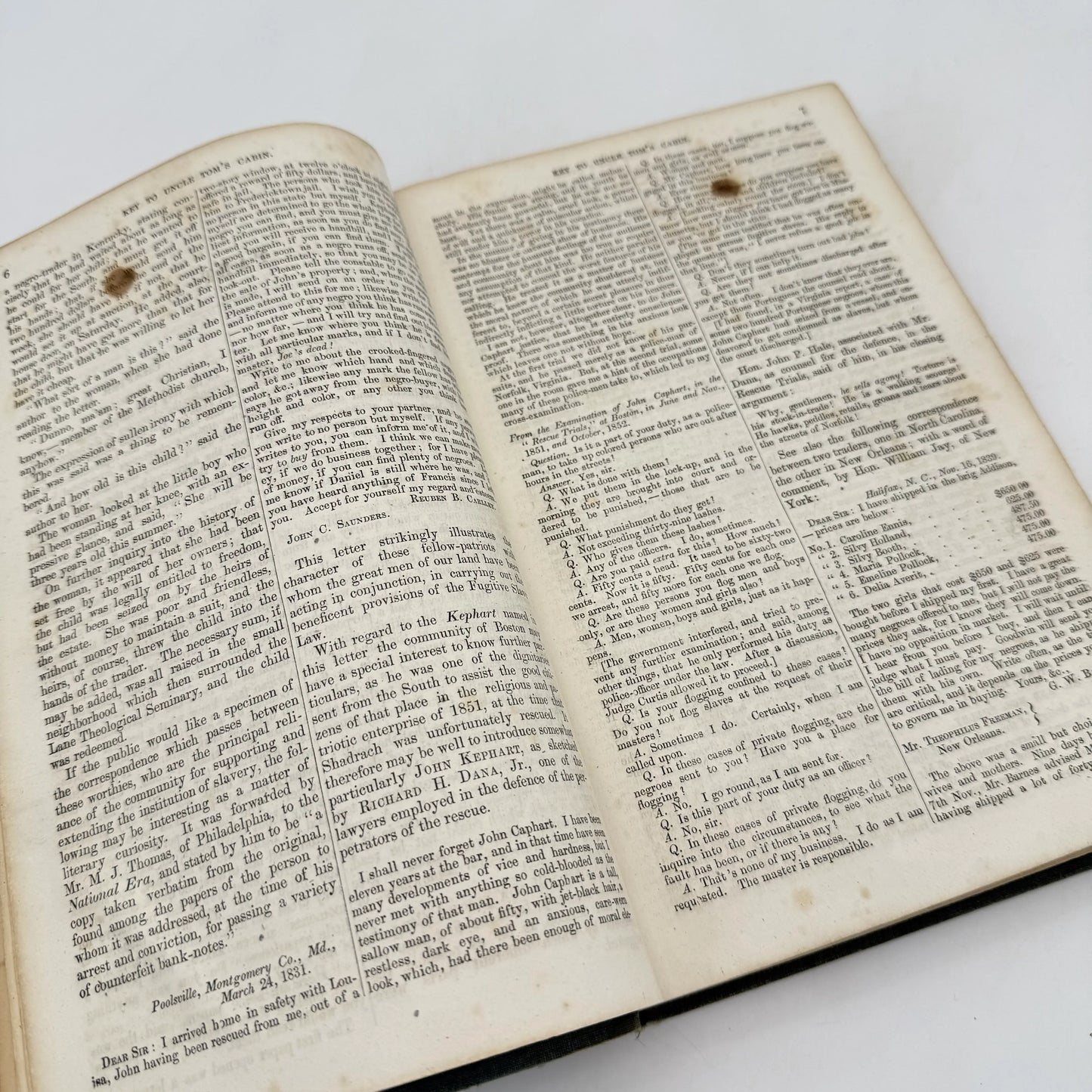 A Key to Uncle Tom's Cabin — 1853 — First edition