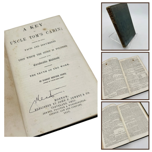 A Key to Uncle Tom's Cabin — 1853 — First edition