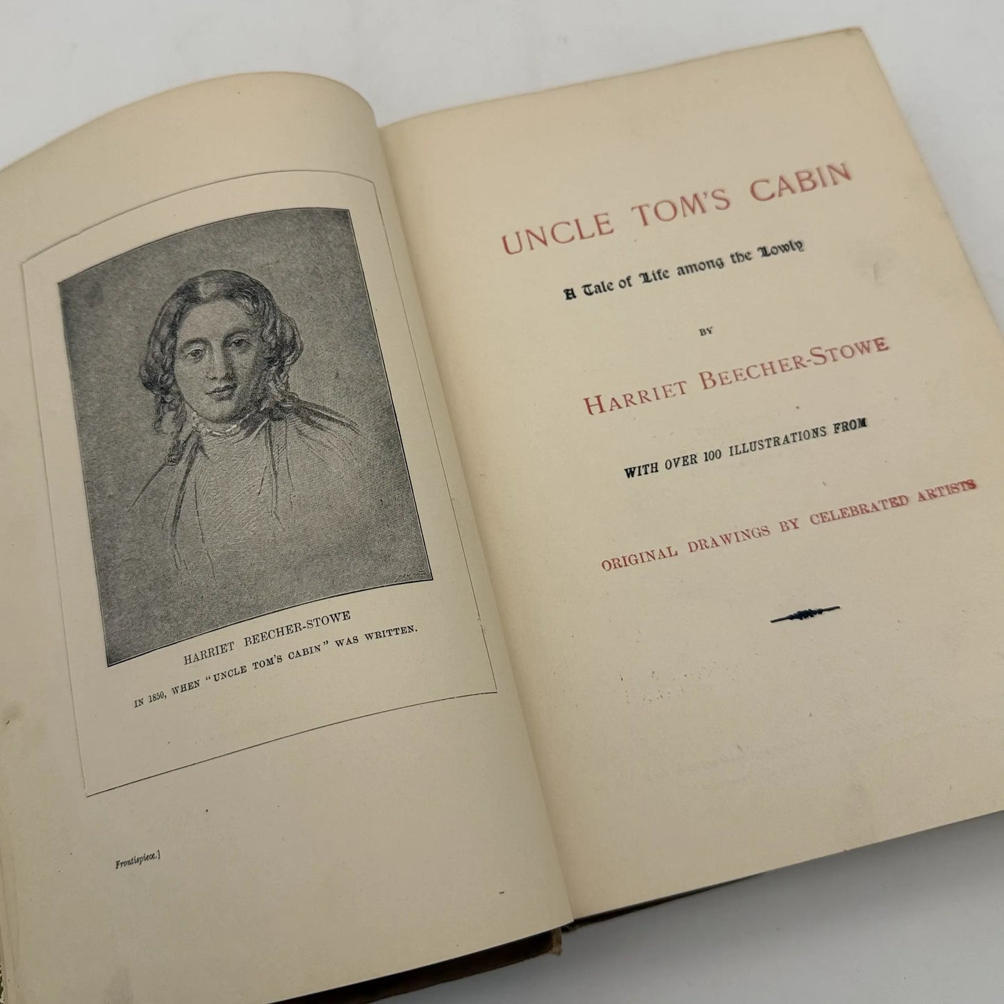 Uncle Tom's Cabin by Harriet Beecher Stowe — Memorial Edition — 1897