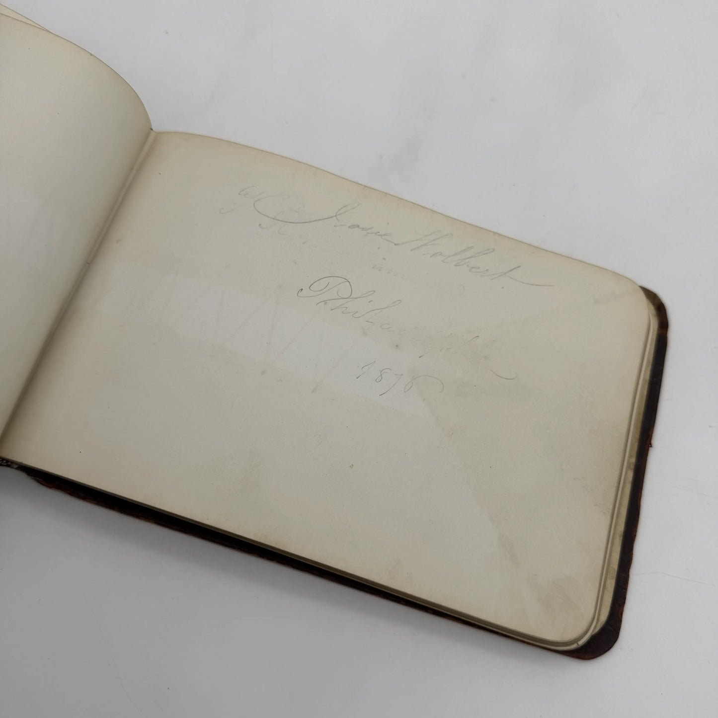 1876 Centennial Exhibition Autograph Album