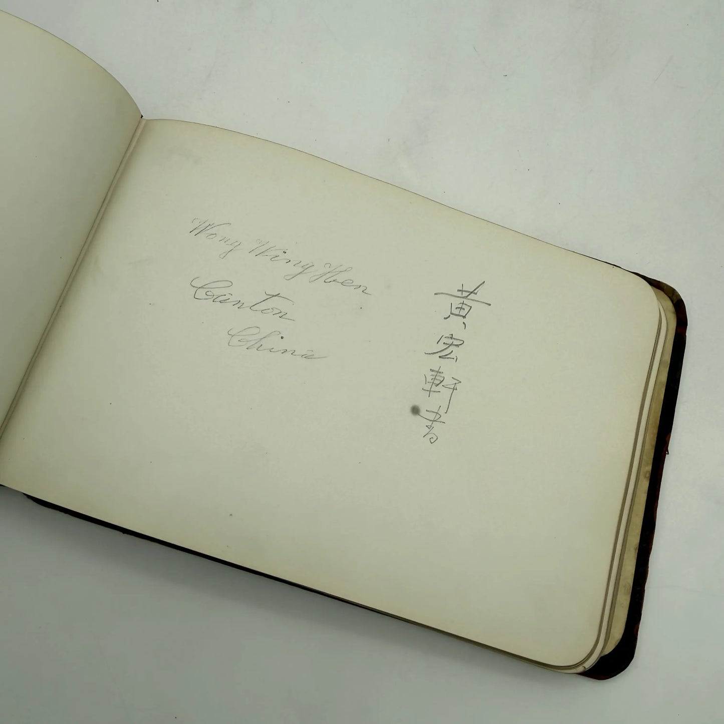 1876 Centennial Exhibition Autograph Album