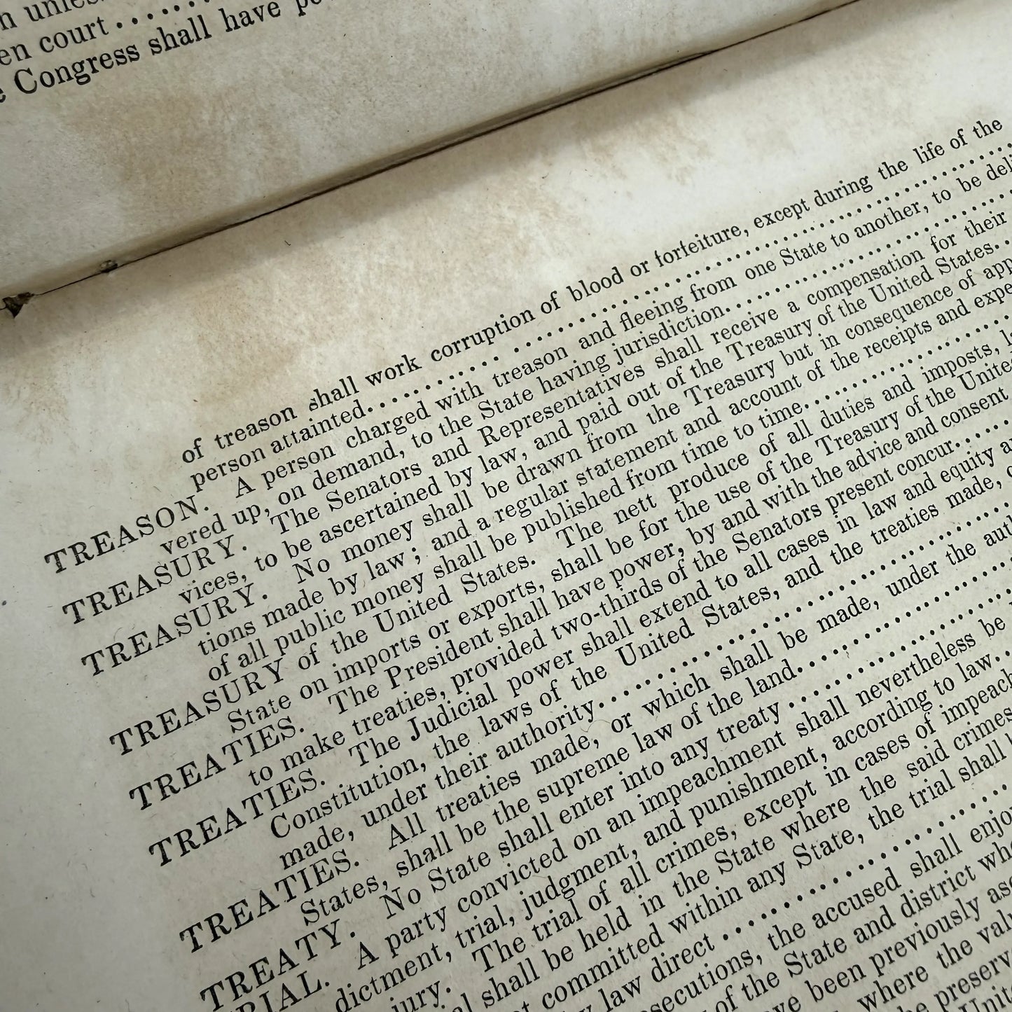 The Constitution of the United States of America — W. Hickey — 1850