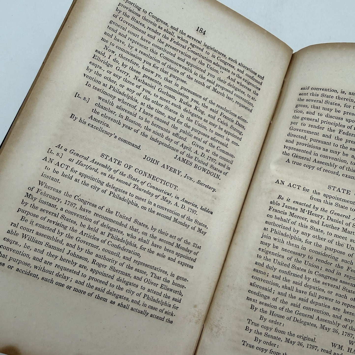 The Constitution of the United States of America — W. Hickey — 1850