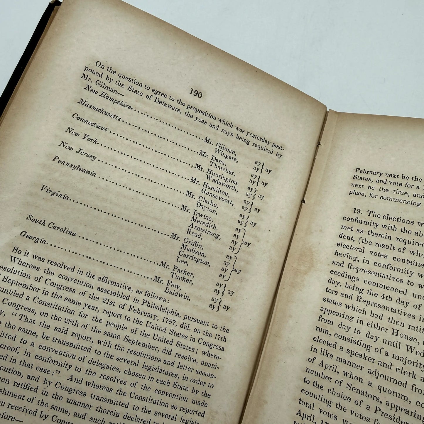 The Constitution of the United States of America — W. Hickey — 1850