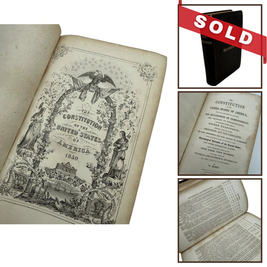 The Constitution of the United States of America — W. Hickey — 1850