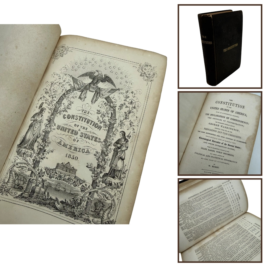 The Constitution of the United States of America — W. Hickey — 1850