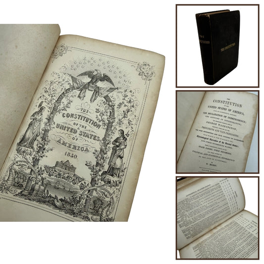 The Constitution of the United States of America — W. Hickey — 1850