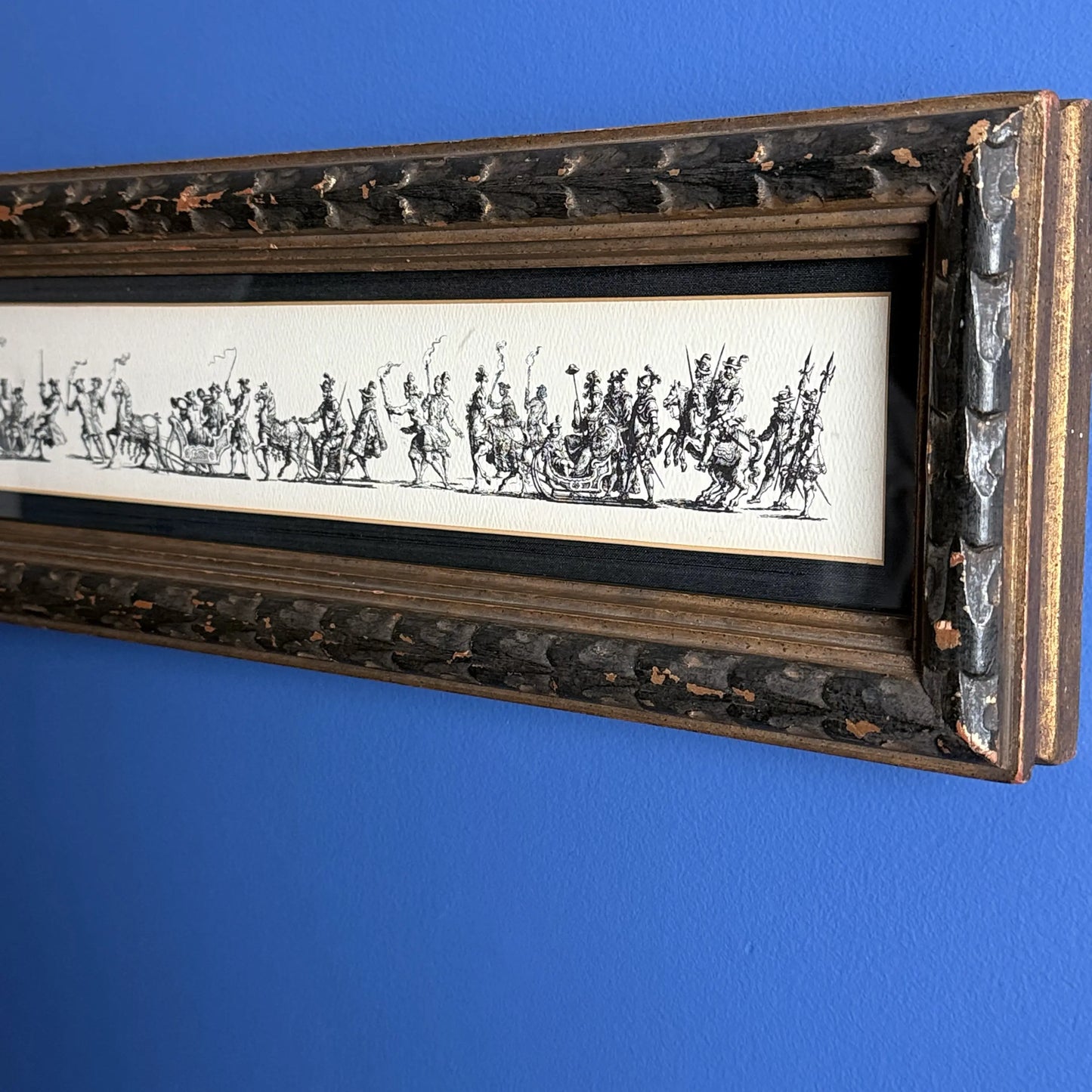 Framed print of "The Marching Gypsies" by Jacques Callot
