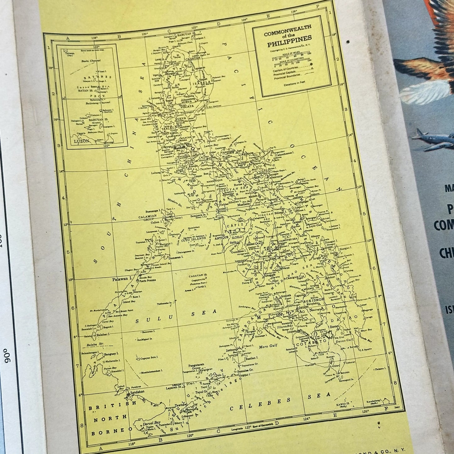 Extensive collection of WWII items — Includes the 101st, Victory War Maps, large book on British and other planes from WWII, Nats Packet, Alnats Magazine, Yank Magazine, and Show programs