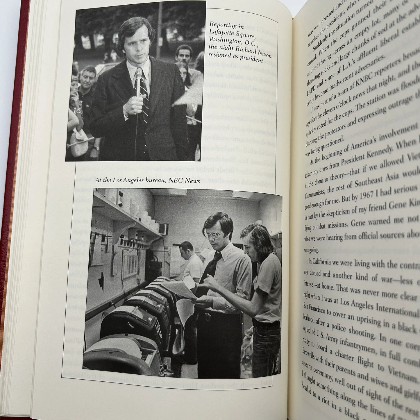 "Boom! Voices of the Sixties" Signed by Tom Brokaw - Leather-bound, gilt-edged Easton Press edition