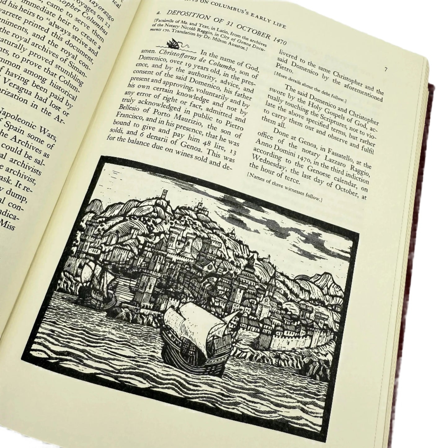 "Journal and Other Documents of The Life and Voyages of Christopher Columbus" Special 500th Anniversary edition — Leather-bound, gilt-edged Easton Press edition