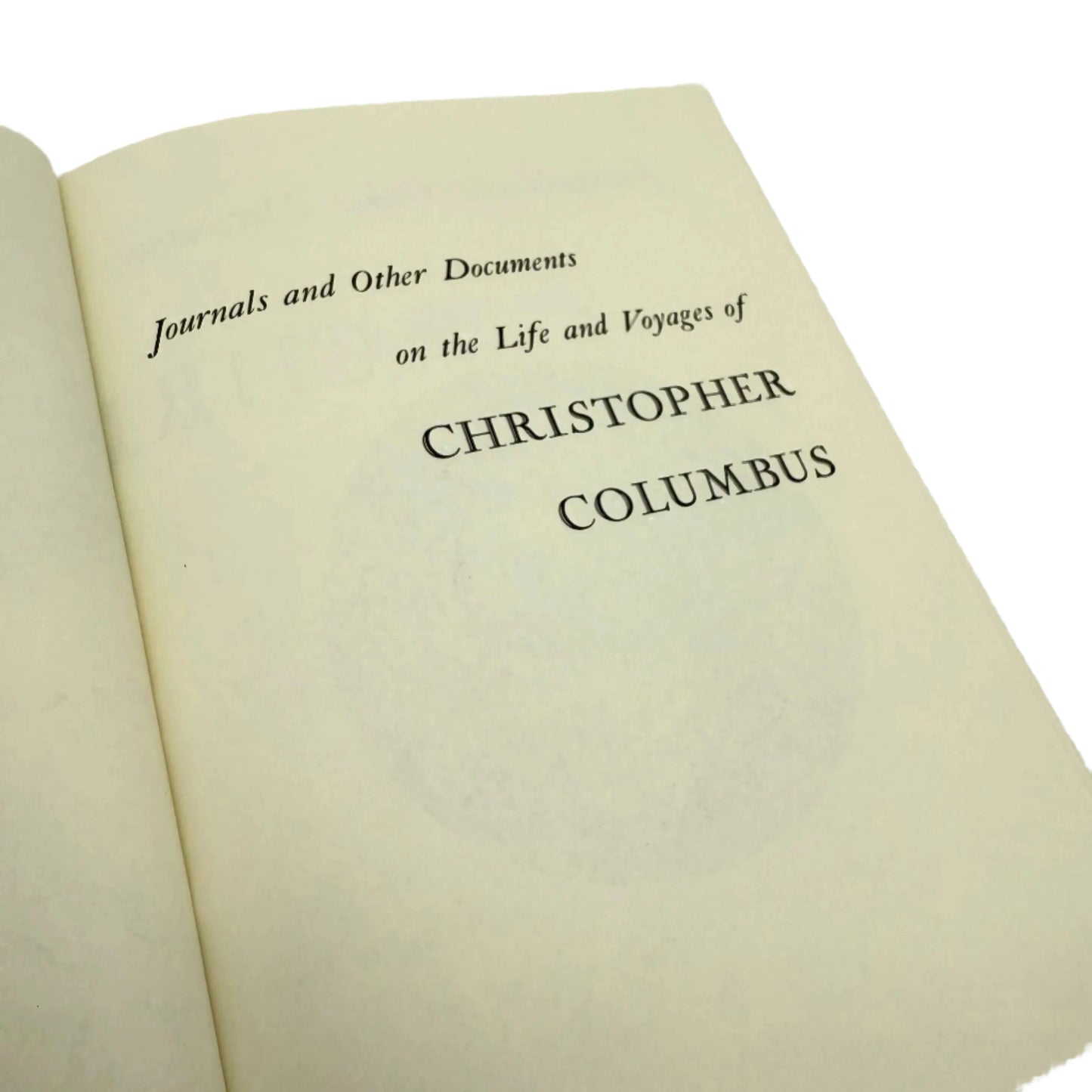 "Journal and Other Documents of The Life and Voyages of Christopher Columbus" Special 500th Anniversary edition — Leather-bound, gilt-edged Easton Press edition