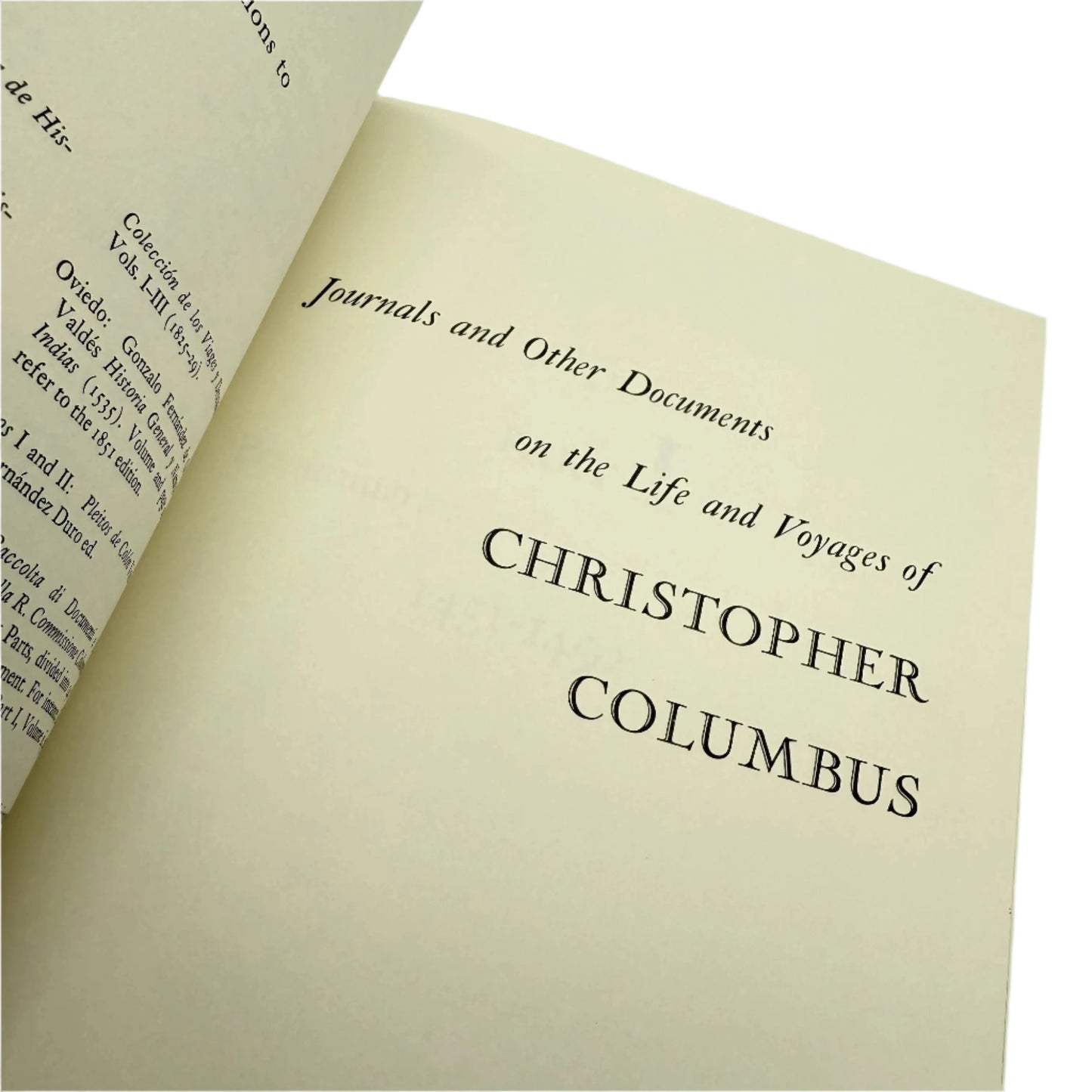 "Journal and Other Documents of The Life and Voyages of Christopher Columbus" Special 500th Anniversary edition — Leather-bound, gilt-edged Easton Press edition