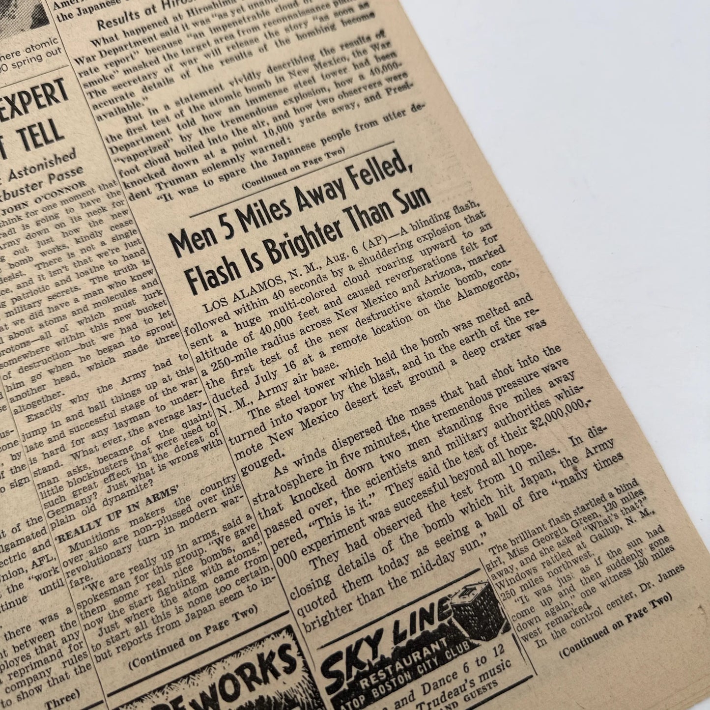 Front pages on the War with Japan: Declared, Bombed, Plea, Peace
