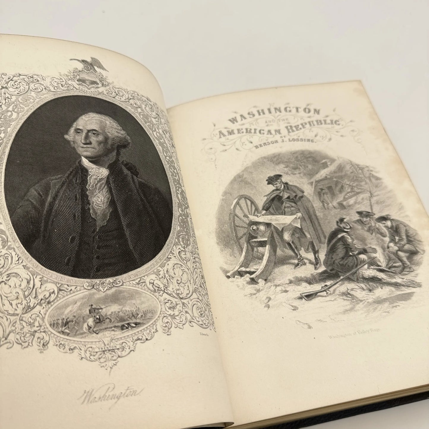 Life of Washington / Washington and the American Republic — Benson J. Lossing — 1870 — Three volume set