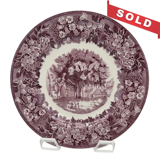 The Washington Elm Wedgwood plate — Made in England by Wedgwood of Etruria & Barlaston.