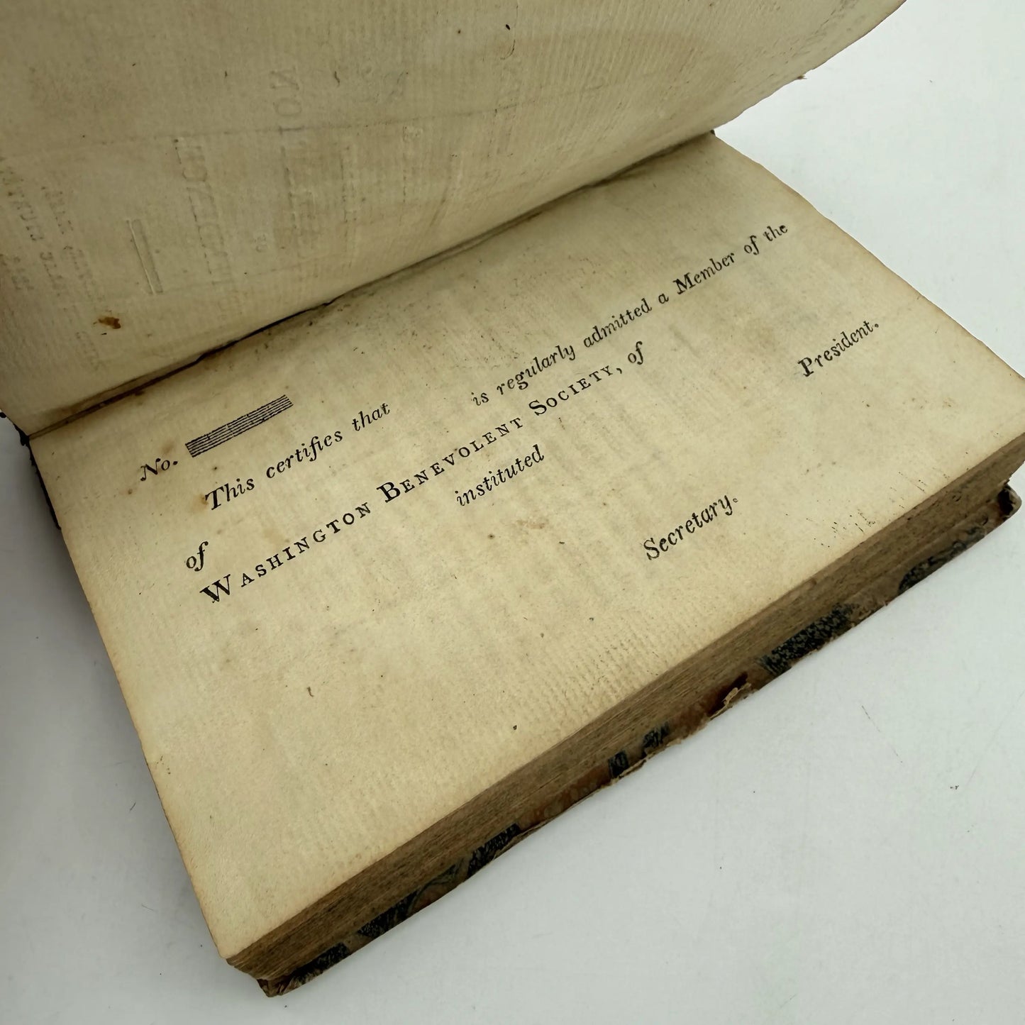 "Washington's Farewell Address To The People of the United States" — Includes Constitution, Declaration