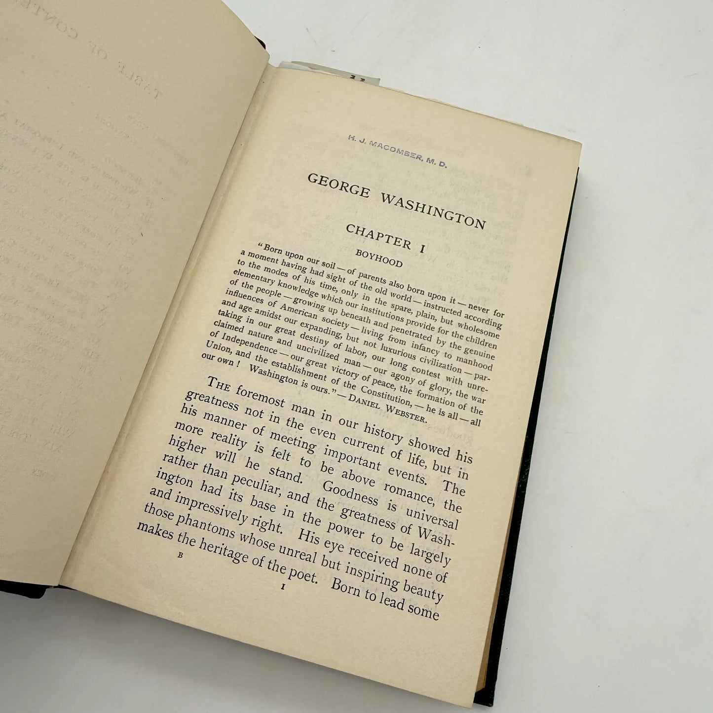 "George Washington" by Norman Hapgood — 1914