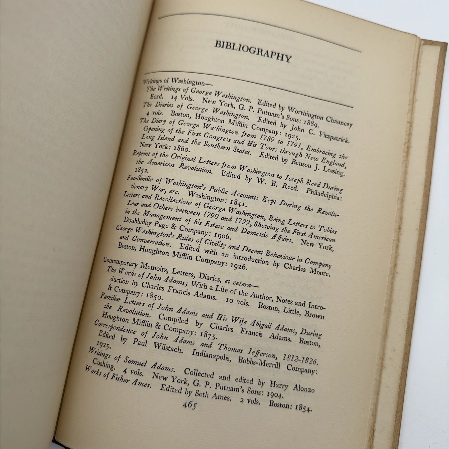 "George Washington" — 1929 — Number 47 of 140 — Signed by the author, Shelby Little