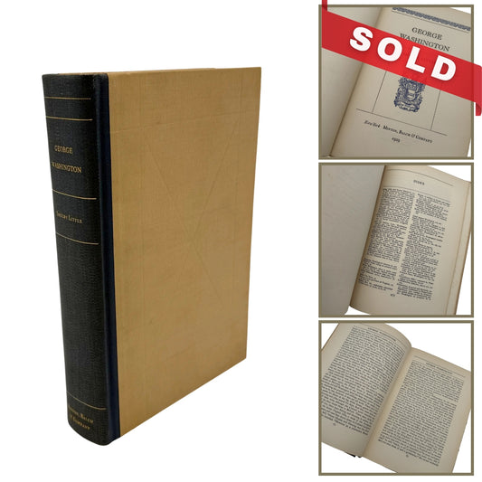 "George Washington" — 1929 — Number 47 of 140 — Signed by the author, Shelby Little