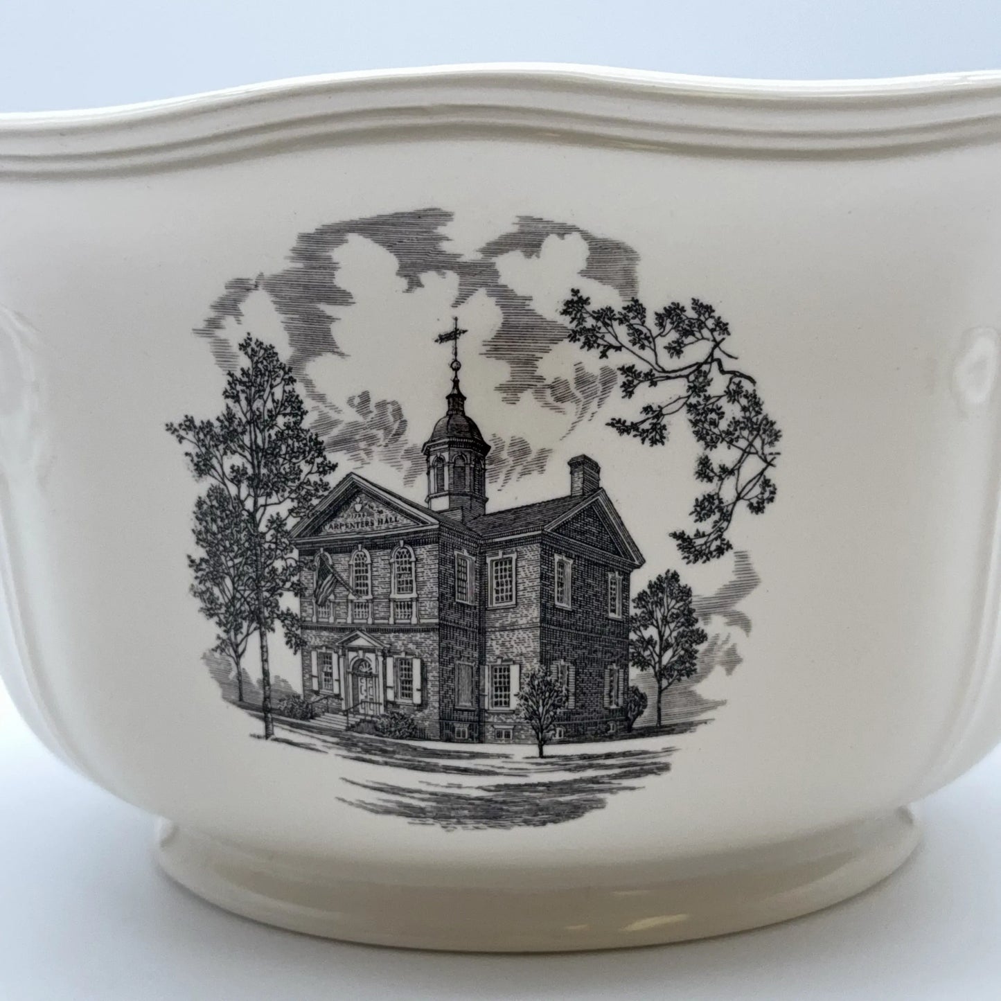 Wedgwood “Philadelphia” Queensware Punch Bowl — First Edition for John Wanamakeranamaker