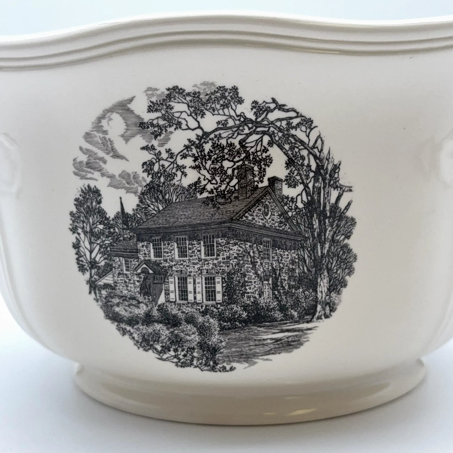 Wedgwood “Philadelphia” Queensware Punch Bowl — First Edition for John Wanamakeranamaker