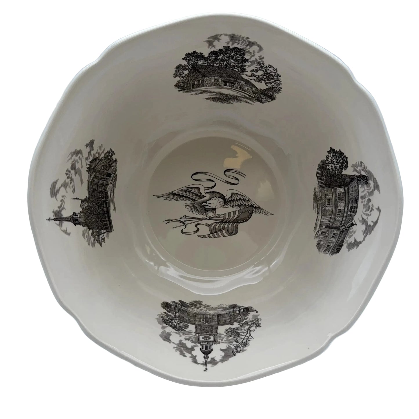 Wedgwood “Philadelphia” Queensware Punch Bowl — First Edition for John Wanamakeranamaker