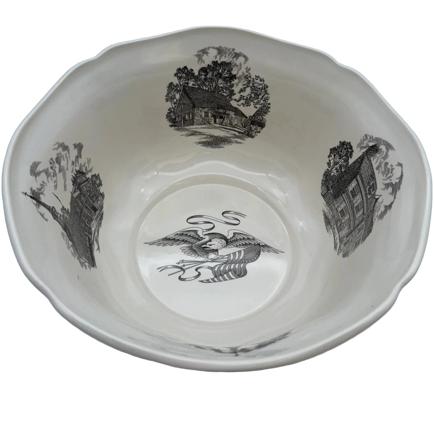 Wedgwood “Philadelphia” Queensware Punch Bowl — First Edition for John Wanamakeranamaker
