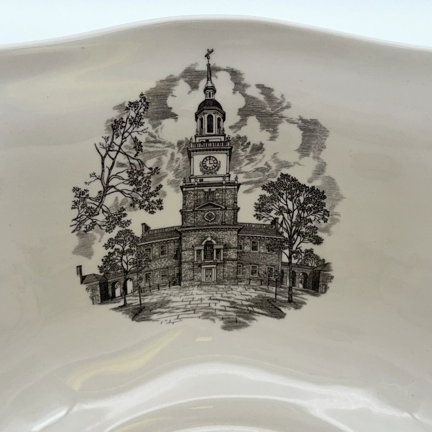 Wedgwood “Philadelphia” Queensware Punch Bowl — First Edition for John Wanamakeranamaker