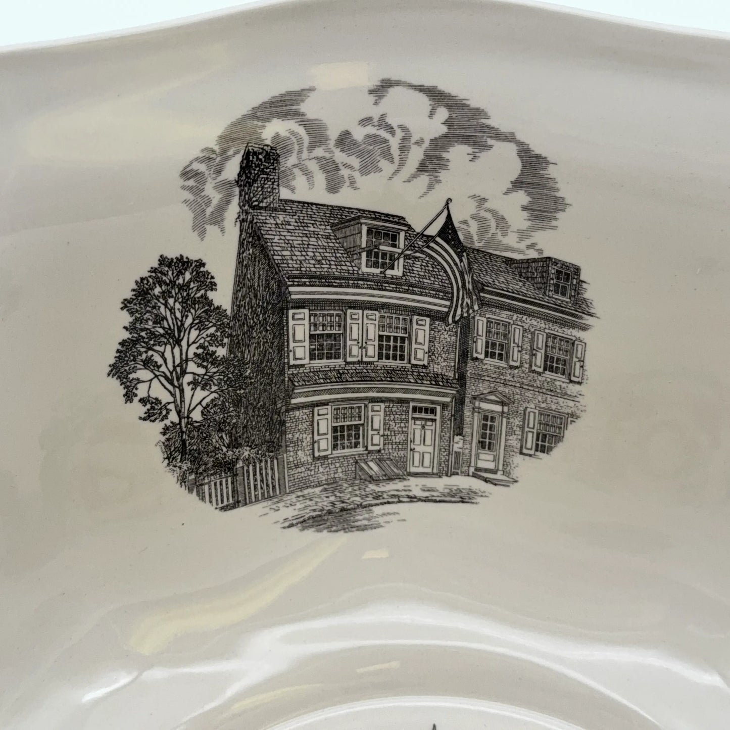 Wedgwood “Philadelphia” Queensware Punch Bowl — First Edition for John Wanamakeranamaker
