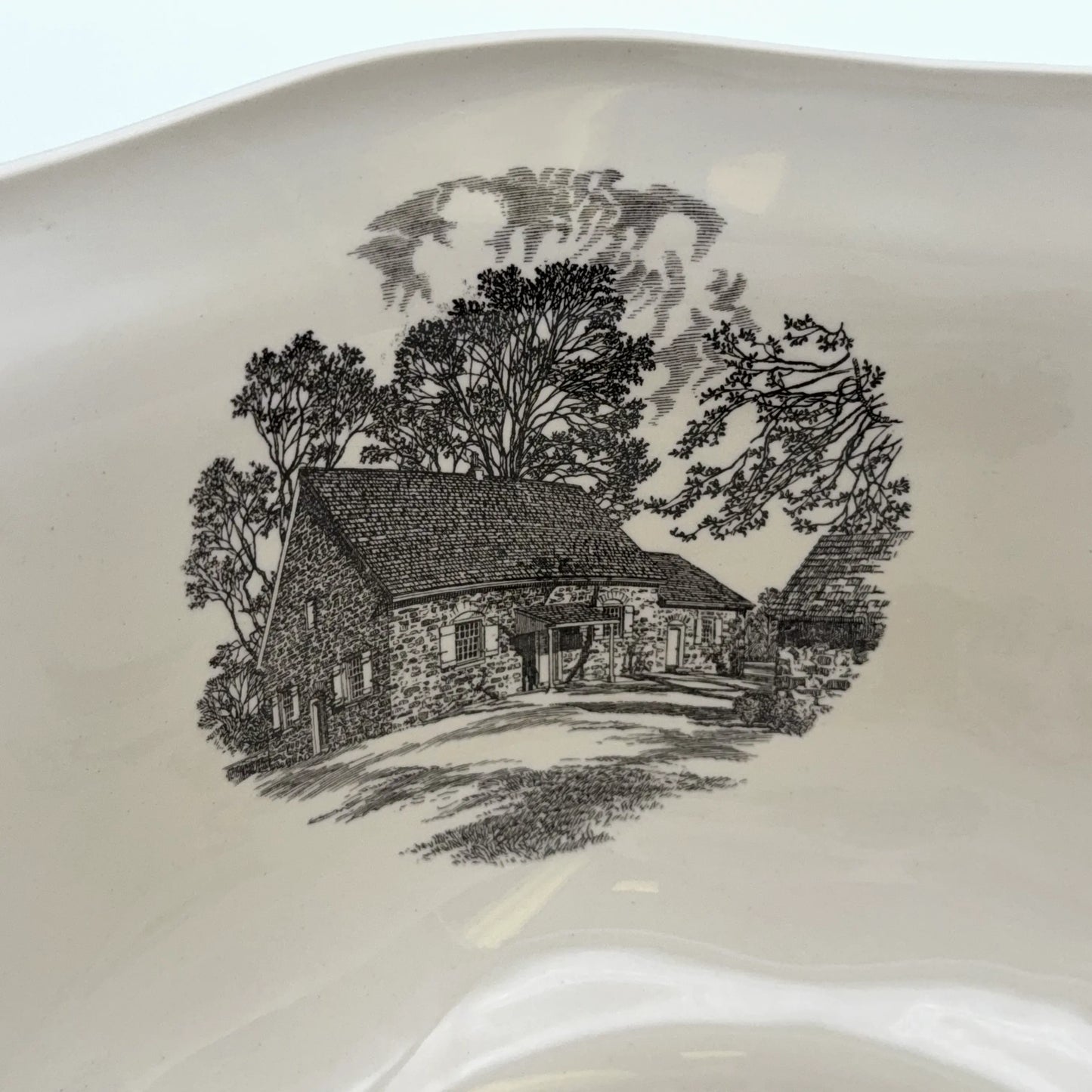 Wedgwood “Philadelphia” Queensware Punch Bowl — First Edition for John Wanamakeranamaker