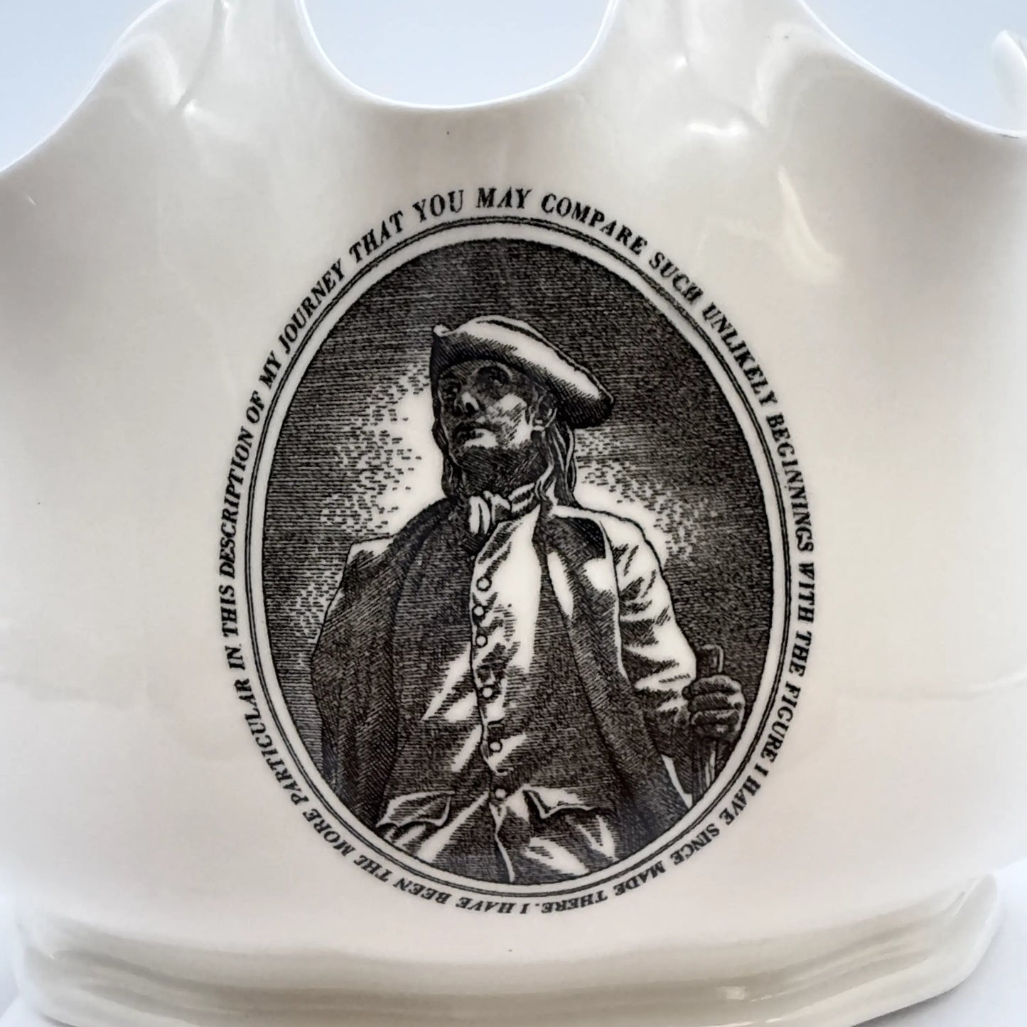 "The Franklin Bowl" — Wedgwood Creamware Monteith Cachepot