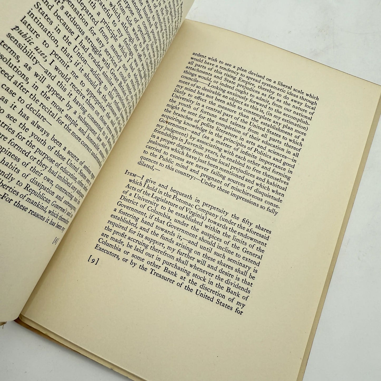 The Will of Washington and Fac-Simile of Washington's Accounts during the Revolutionary War