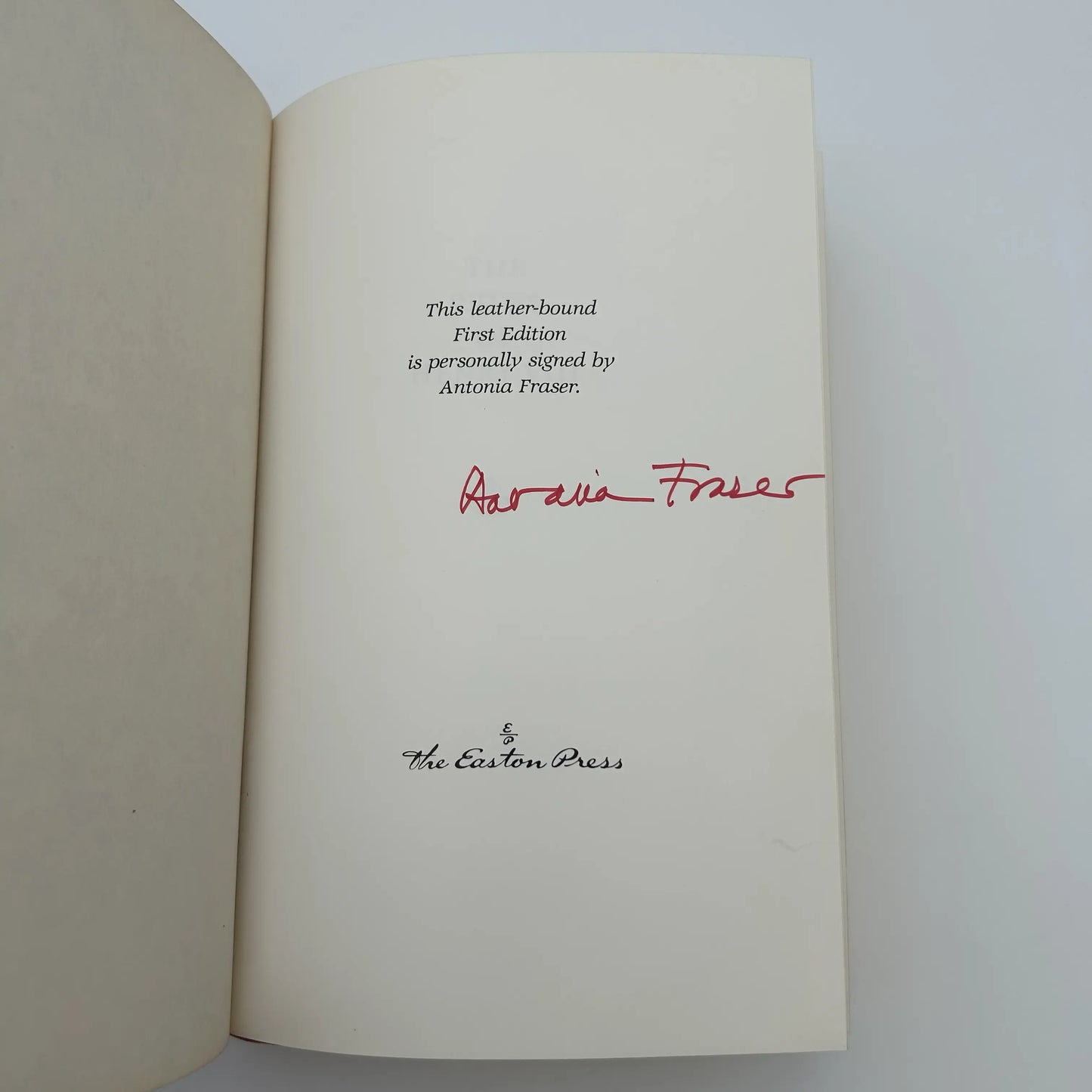 "The Wives of Henry VIII" Signed by Antonia Fraser - Leather-bound, gilt-edged Easton Press edition